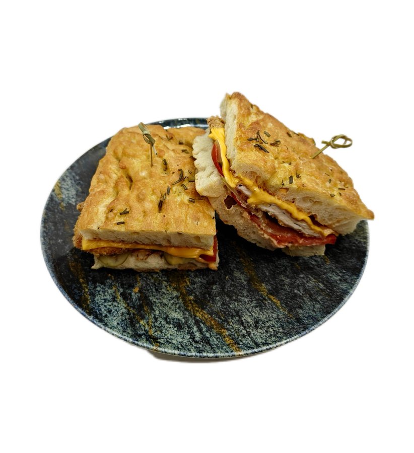 Focaccia de pollo